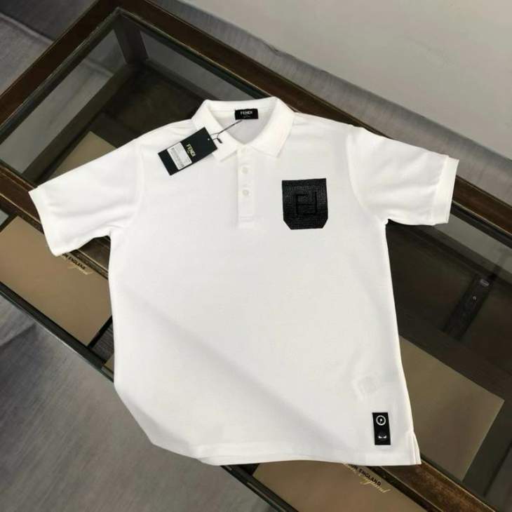 Picture of Fendi Polo Shirts Short _SKUFendiS-XLfxtx0528012